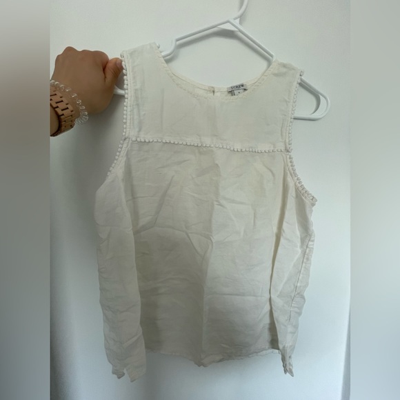 J Crew white tank - Picture 4 of 4